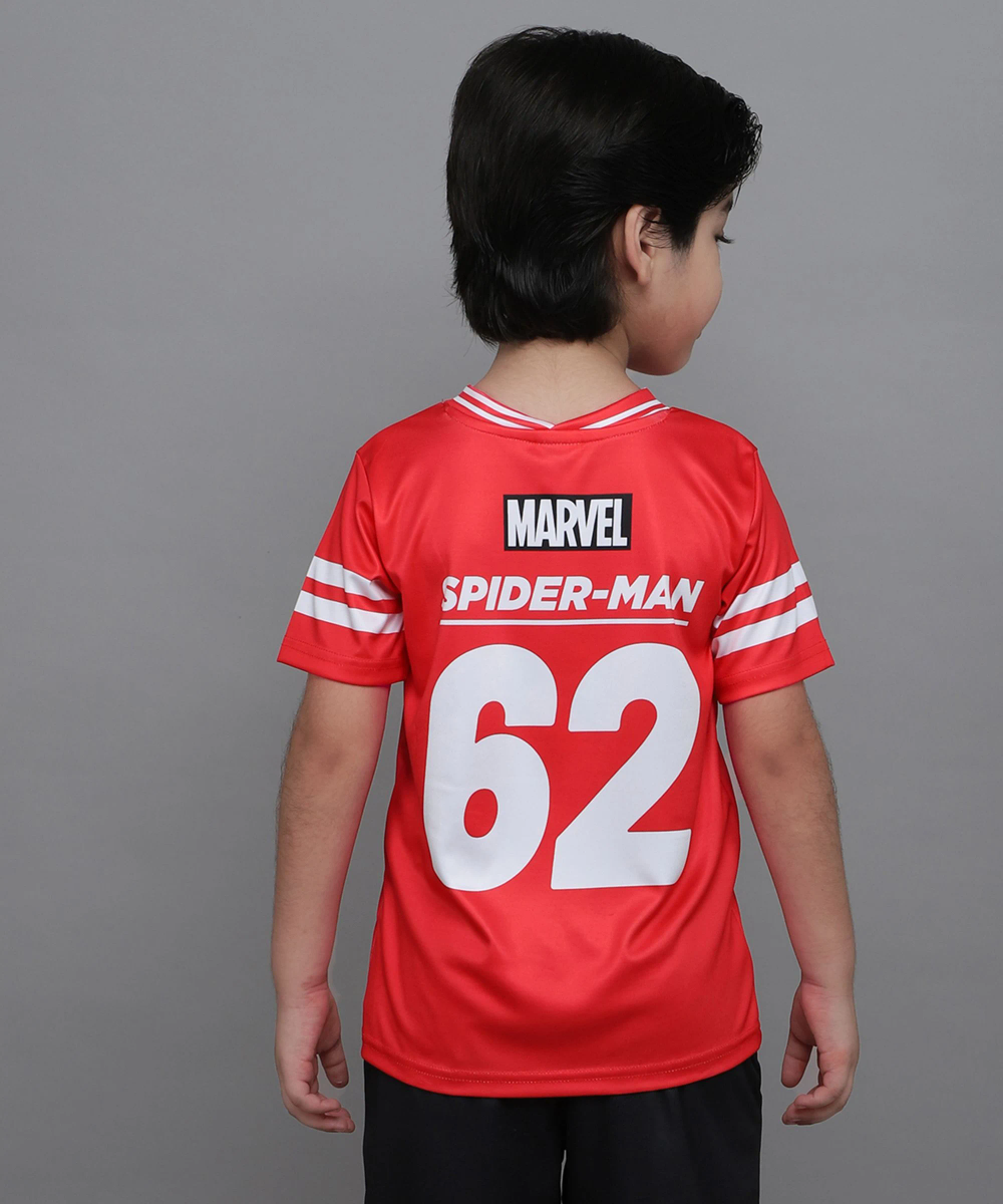 Marvel Boy's Marvel Active Sports T-Shirt - Red