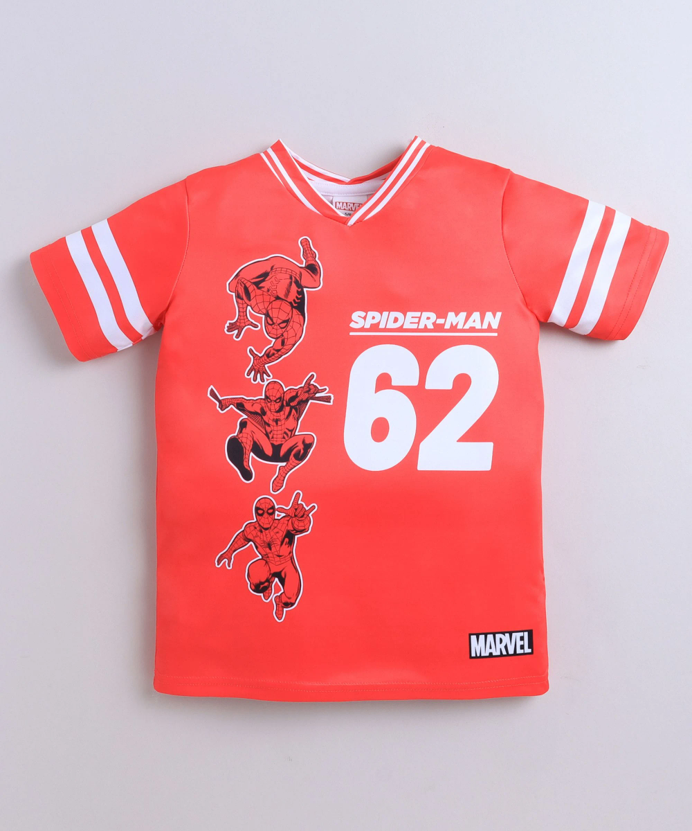 Marvel Boy's Marvel Active Sports T-Shirt - Red