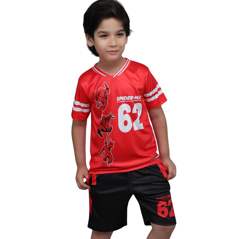 Spiderman Boy's Spiderman Active Sports Shorts - Black
