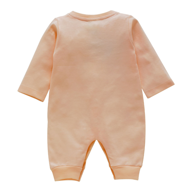 Wonderchild Baby Boy' Full Sleeve Romper - Peach
