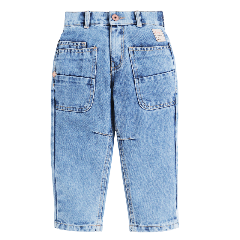 Little Kangaroos Boy's Casual Jeans - Denim