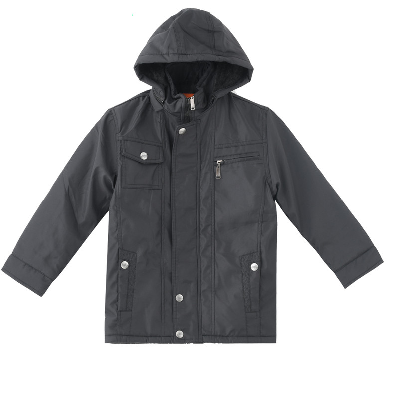 Nexgen Boys' Hooded Jacket - Black
