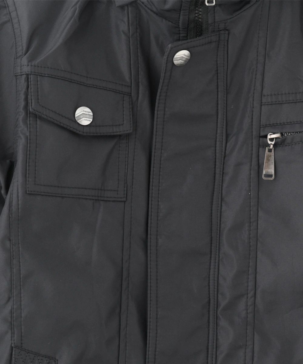 Nexgen Boys' Hooded Jacket - Black