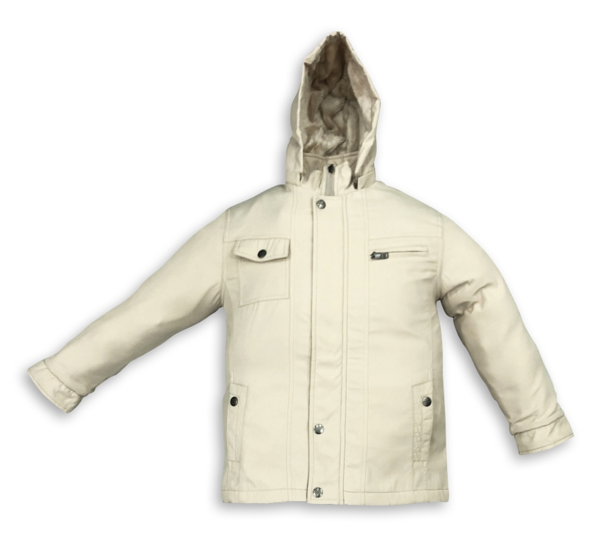 Nexgen Boys' Hooded Jacket - Beige