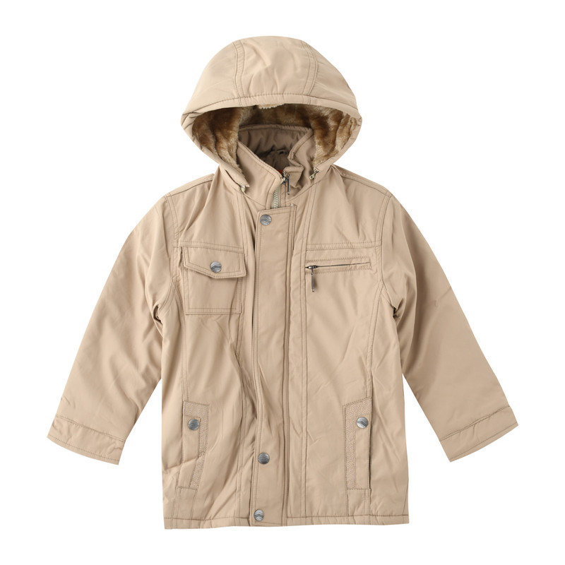 Nexgen Boys' Hooded Jacket - Khaki