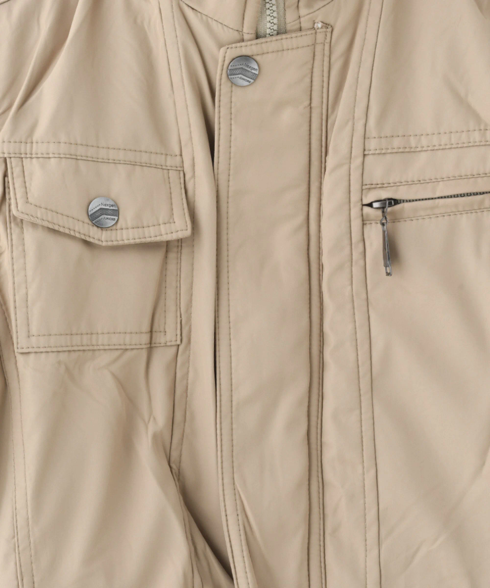 Nexgen Boys' Hooded Jacket - Khaki