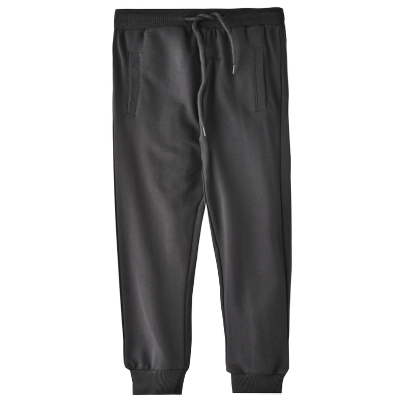 Nexgen Boys Plain Regular Fit Jogger Track Pants - Black