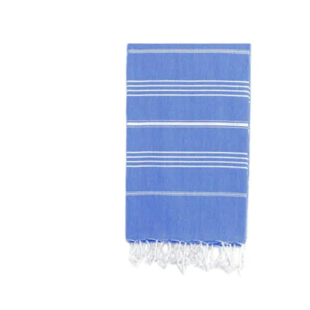 Hammam Corner - The Line Beach Towel - Blue Sky
