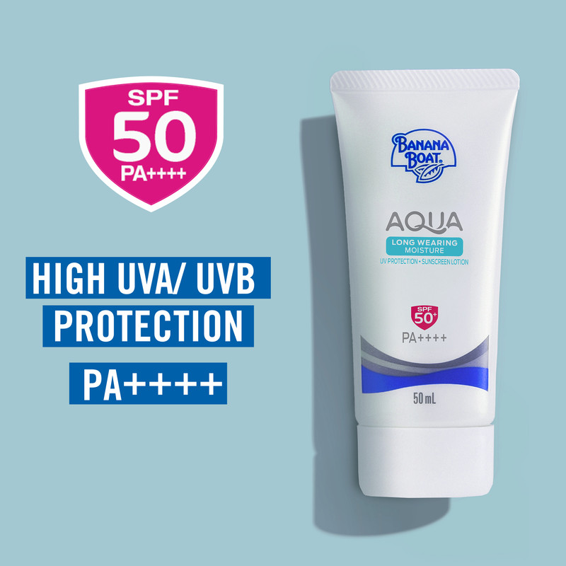 Banana Boat - Aqua Long-Wearing Moisture Sunscreen SPF50+ - 50 ml