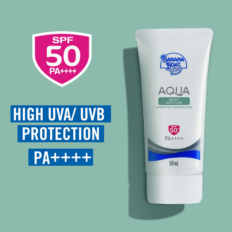 Banana Boat - Aqua Daily Moisture Lotion SPF50+ - 50 ml
