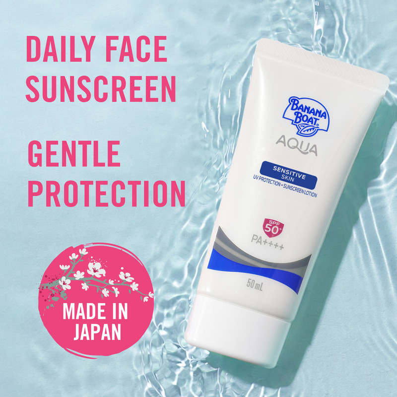 Banana Boat - Aqua Sensitive Sunscreen Lotion SPF50+ - 50 ml