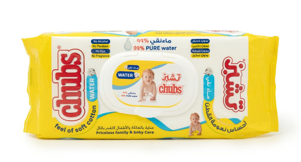 Chubs - Baby Water Wet Wipes - 80 Pc Set