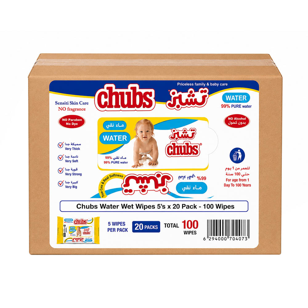 Chubs - Water Wet Wipes