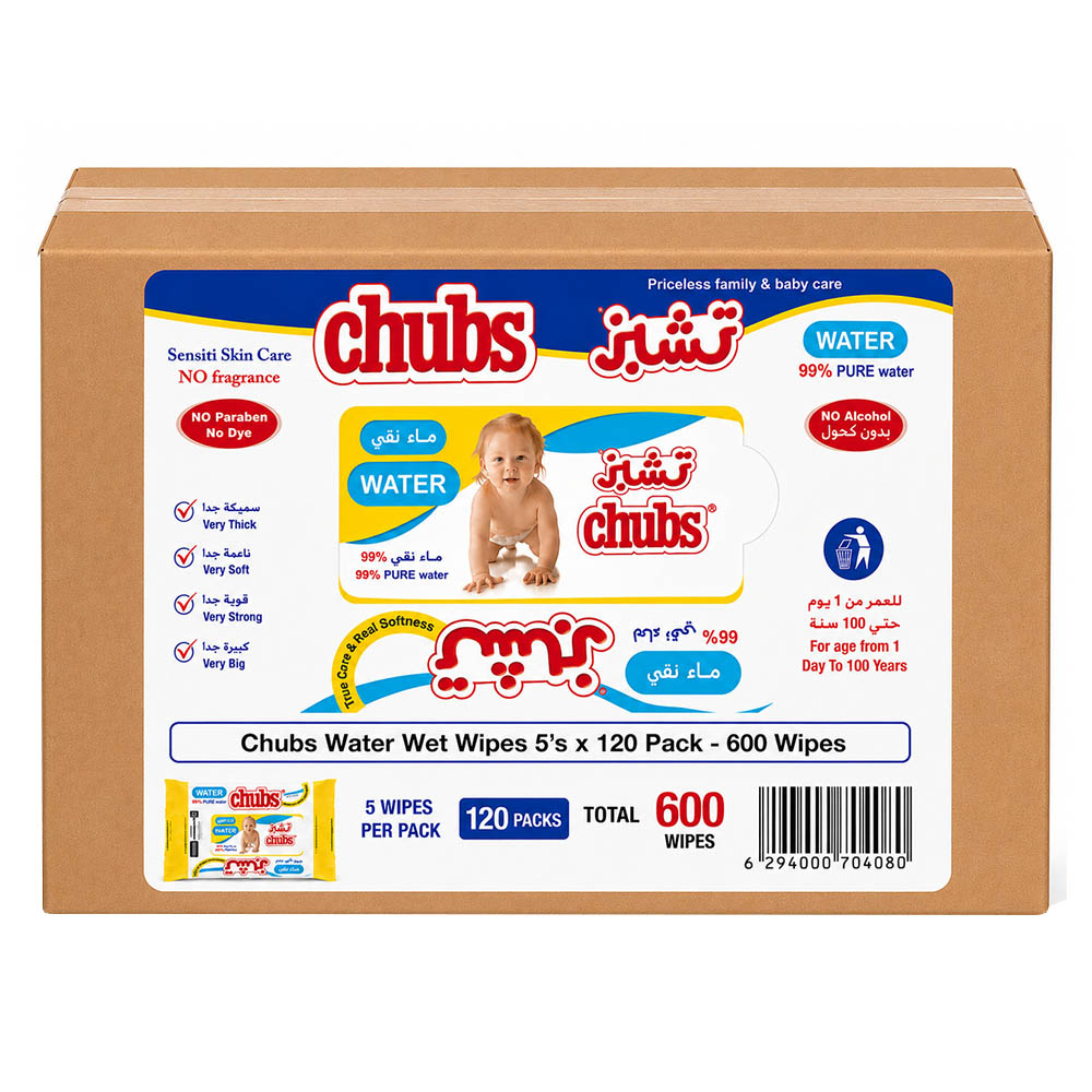 Chubs - Water Wet Wipes