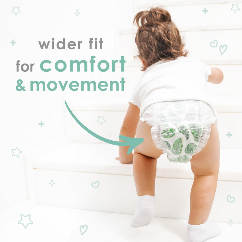 Pureborn - Day Dreams Day & Night Training Pants - Size 7 - 17 kg Plus - Pack of 6 - 96 Pcs