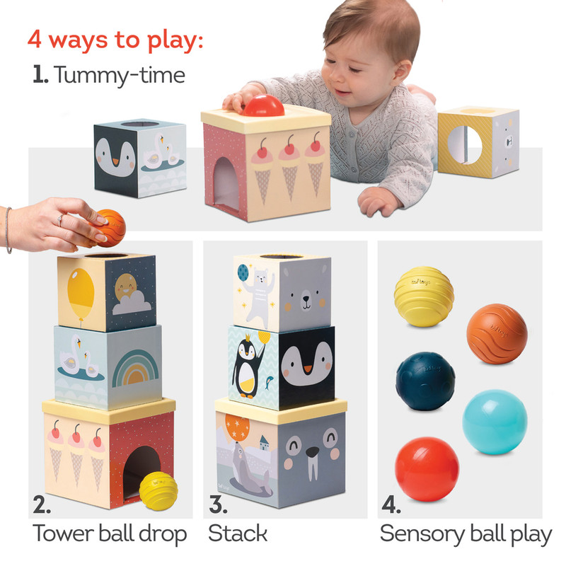 Taf Toys - North Pole Ball Drop Stacker