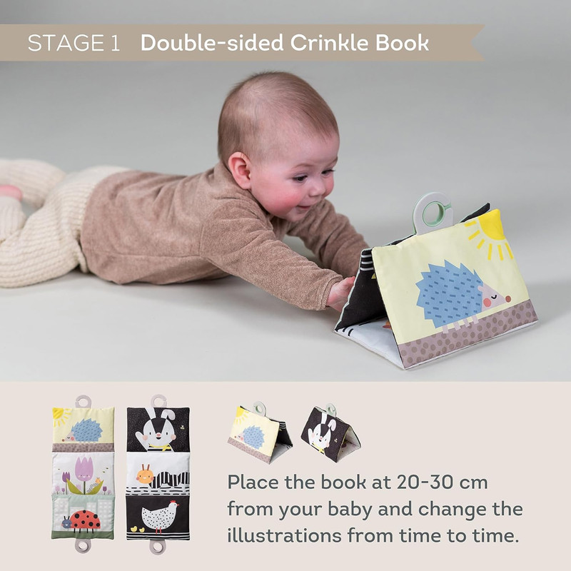 Taf Toys - Baby Tummy Time Essentials Kit - 4 Pcs