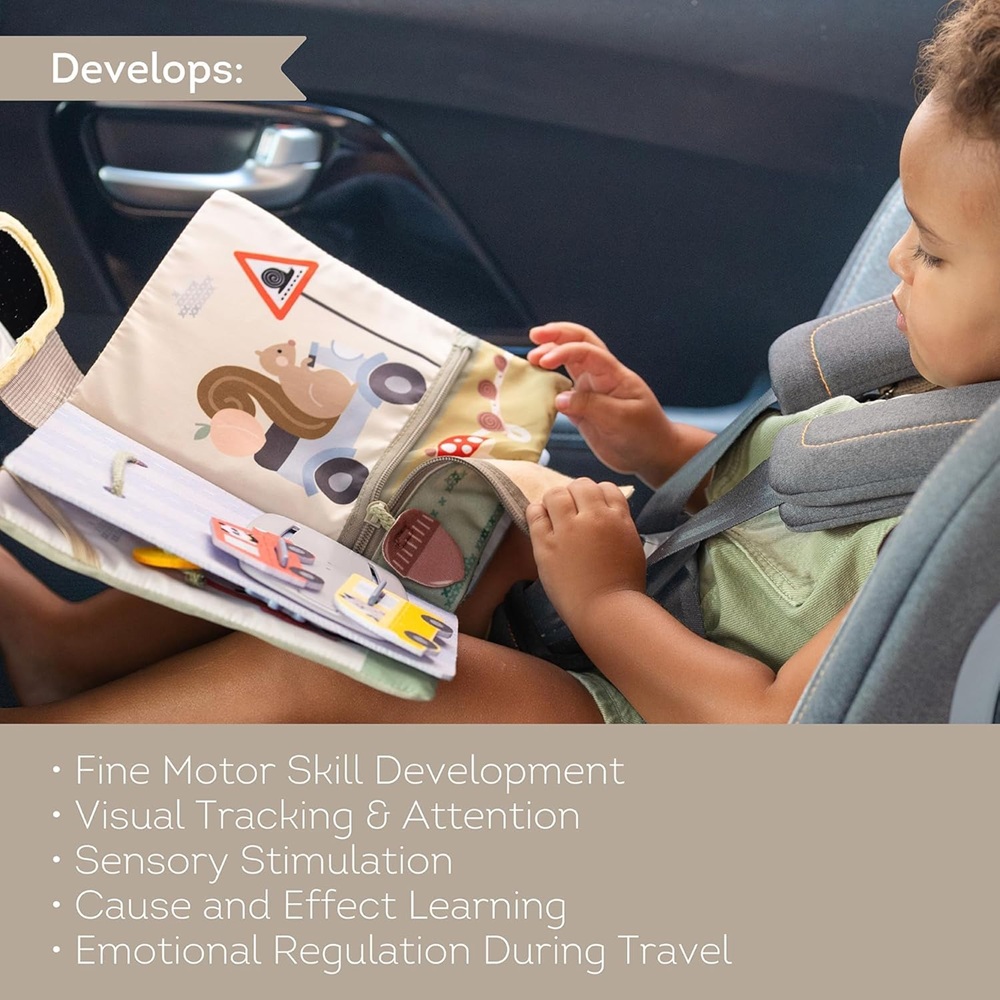 Taf Toys - Ride Time Car Seat Busy Book - Multicolor