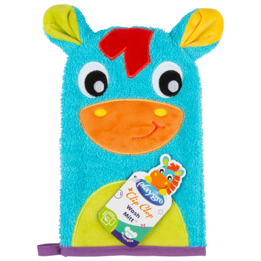 Playgro - Wash Mitt - Clip Clop