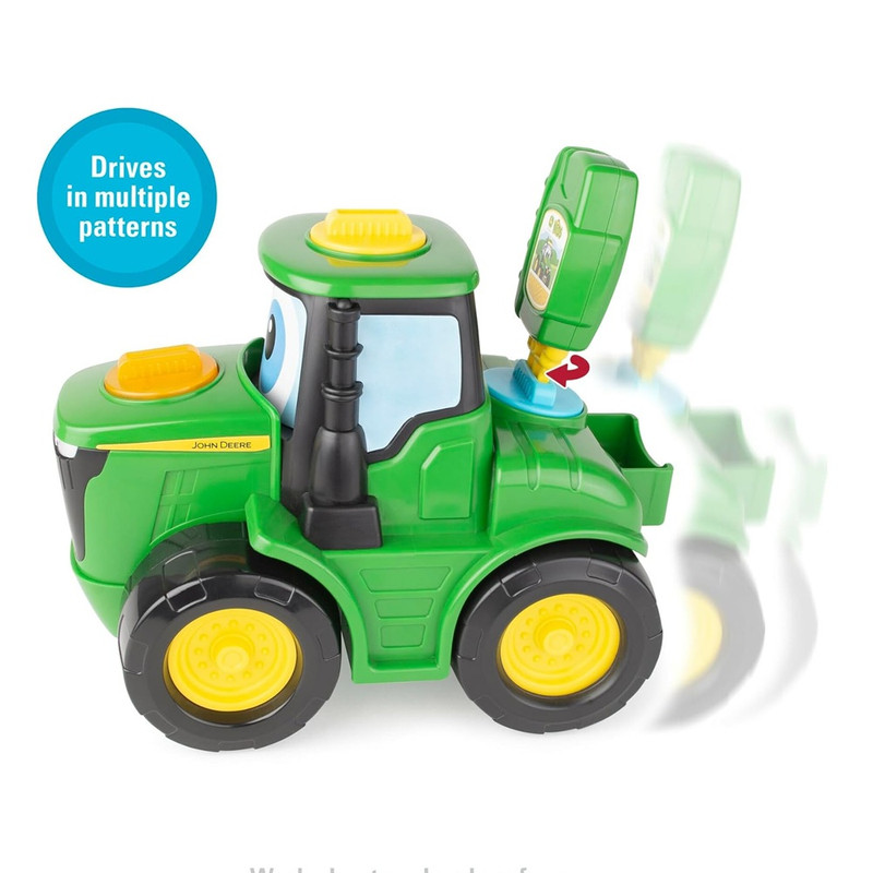 John Deere - Key-n-Go Johnny Tractor Toys - Green