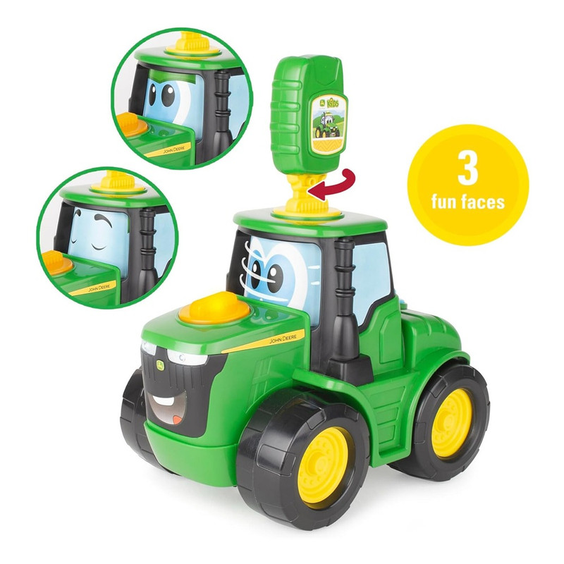 John Deere - Key-n-Go Johnny Tractor Toys - Green