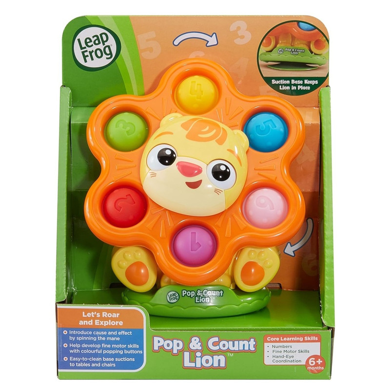 LeapFrog - Pop & Count Lion Sensory Toy - Multicolor