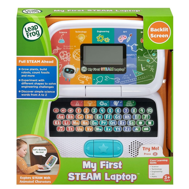 LeapFrog - My First STEAM Laptop Electronic Learning Toy - Multicolor