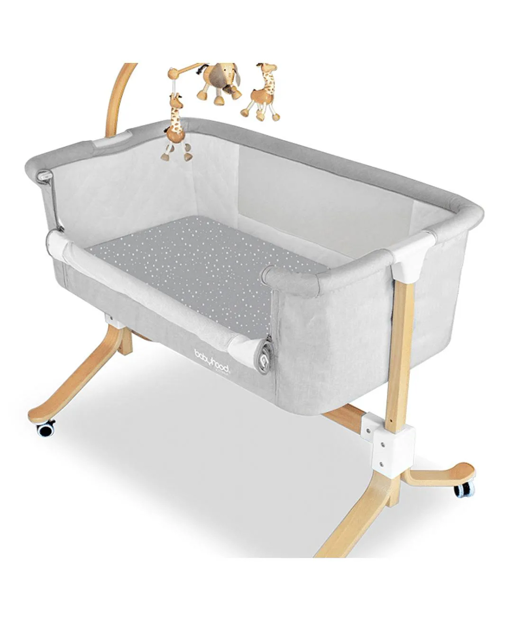 Babyhood Amani Bebe Cradle Fitted Sheet - Drops