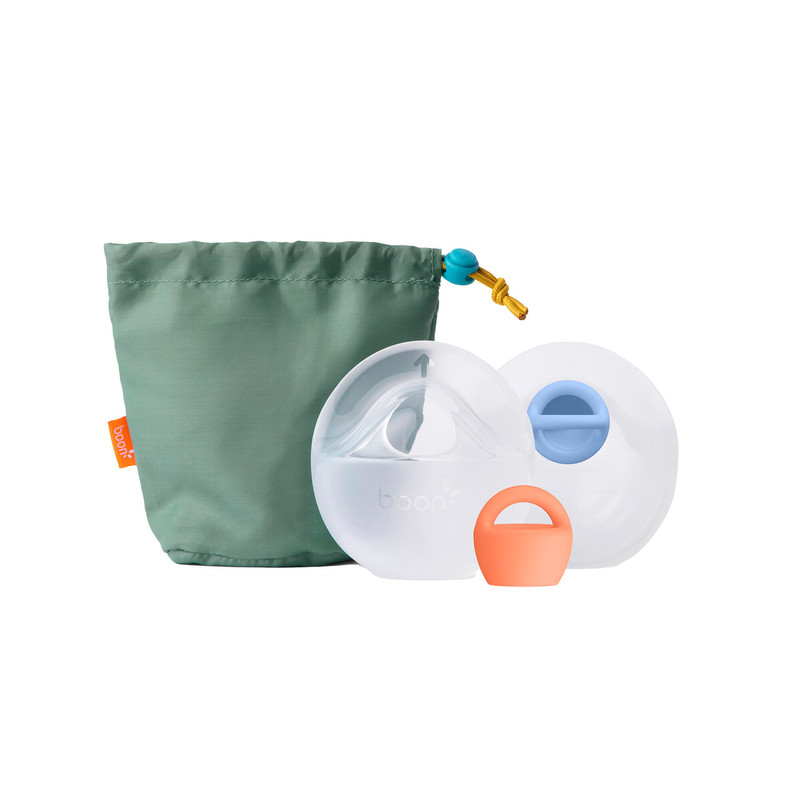 Boon - Trove Silicone Breast Pump With Travel Pouch - 2 Pack - 88.7 ml