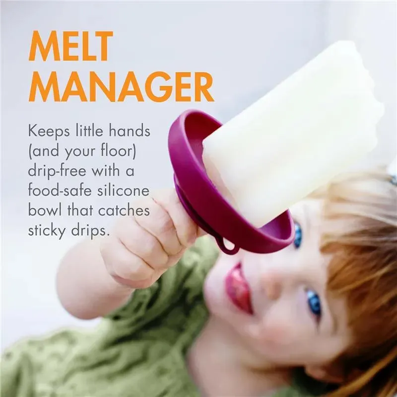 Boon - Drizzle Frozen Ice-lolly Popsicle & Ice Cream Cone Holder - 4 Pcs