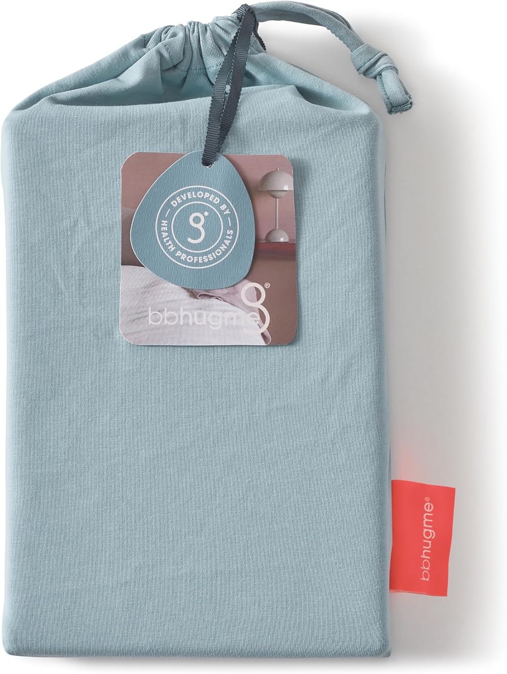 BBhugme - Organic Pregnancy Pillow Replacement Cover Only - Eucalyptus