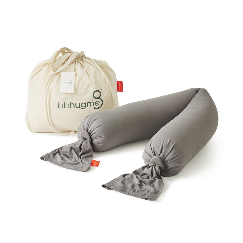 BBhugme - Organic Pregnancy Body Pillow - Stone