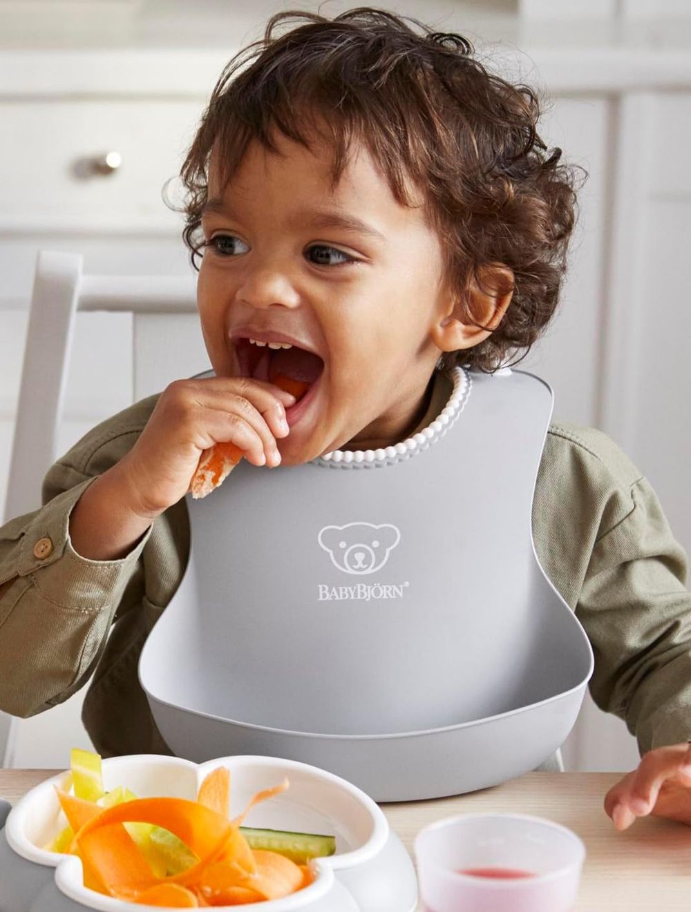 BABYBJORN - Baby Bib - Grey