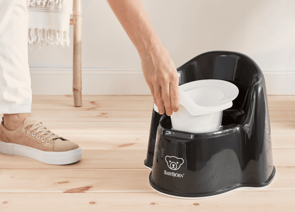 BABYBJORN - Potty Chair - Black/White