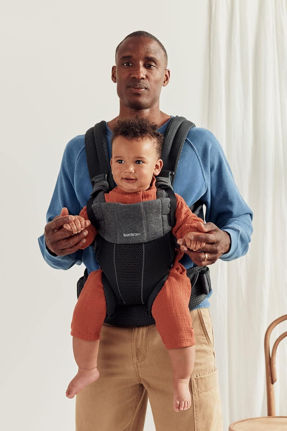 BABYBJORN - 3D Baby Mesh Carrier - Harmony - Black