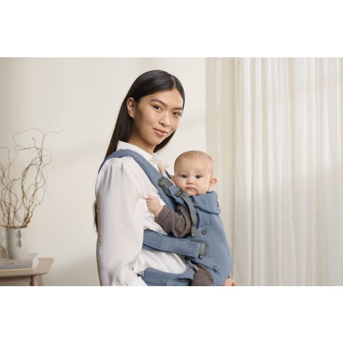 Babybjorn - Harmony Woven Baby Carrier - Melange Blue