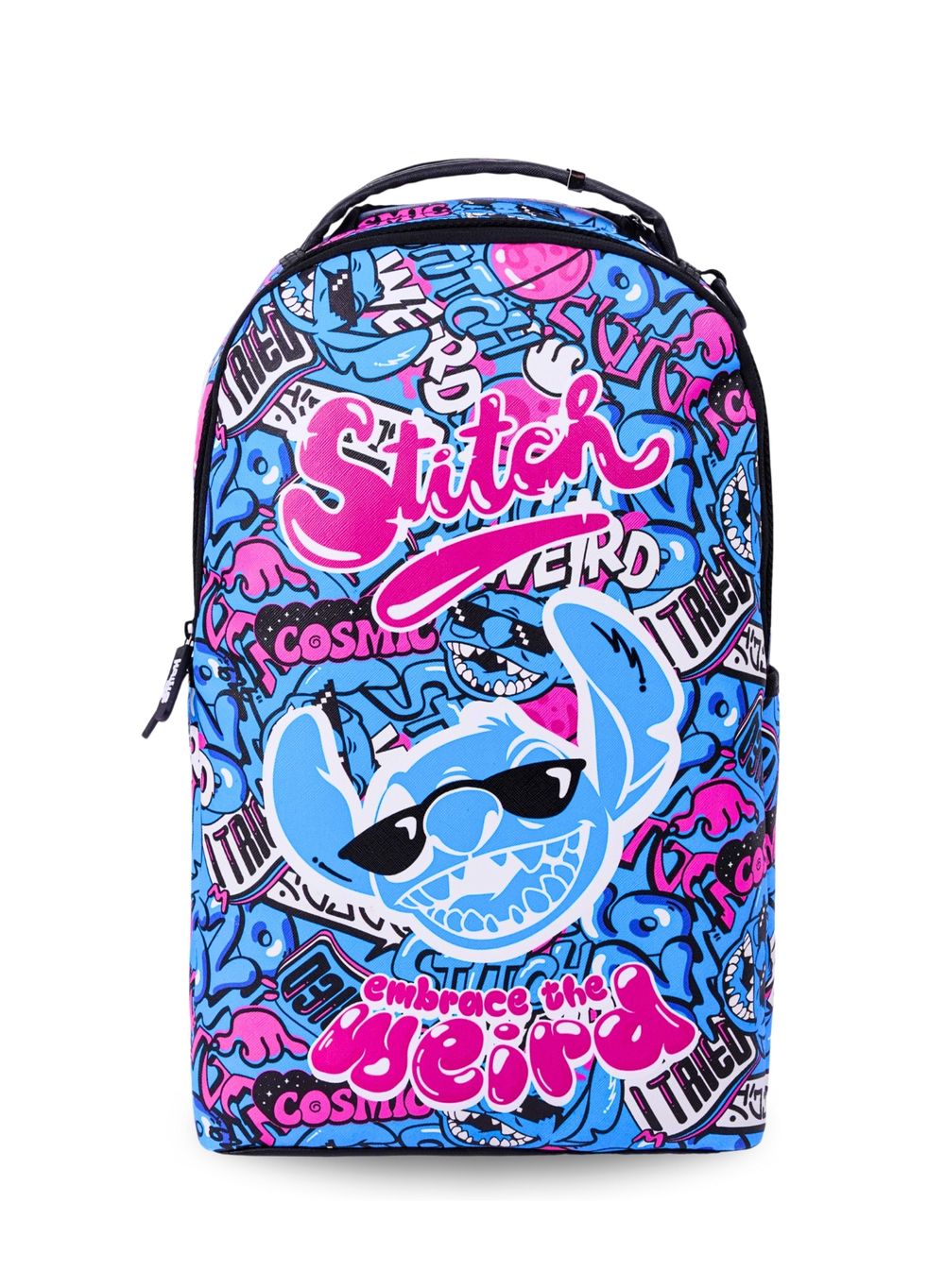 Disney - Stitch Teen School Backpack School Bag - Multicolor - 18-inch