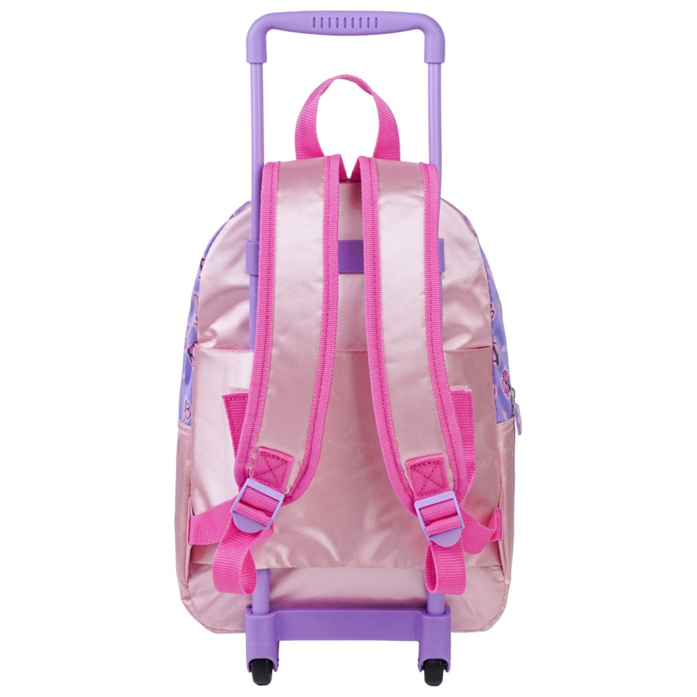 Disney - 3-In-1 Rolling Backpack With Water Bottle And Lunch Box - Angel