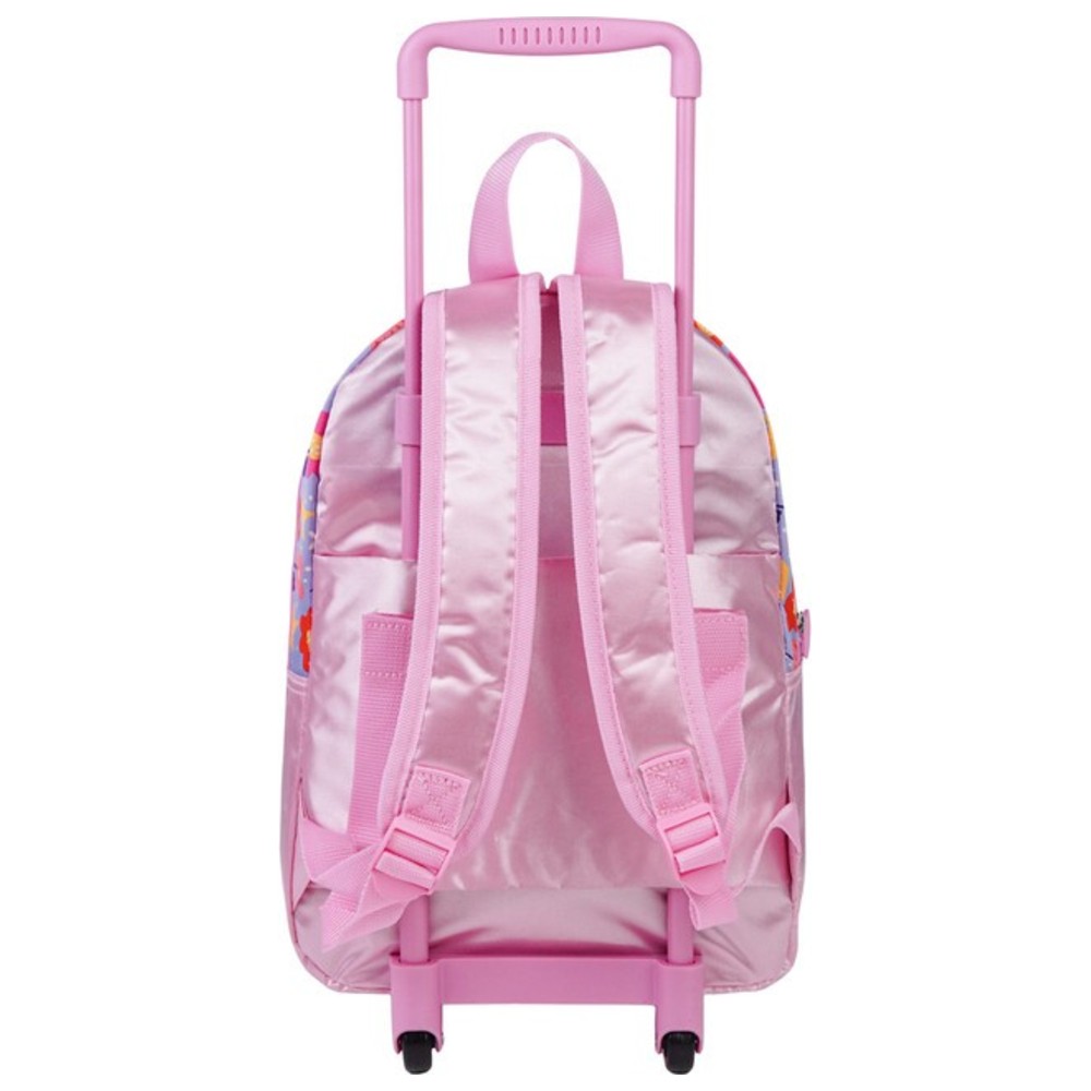 Disney - 3-In-1 Rolling Backpack With Water Bottle And Lunch Box - Princess