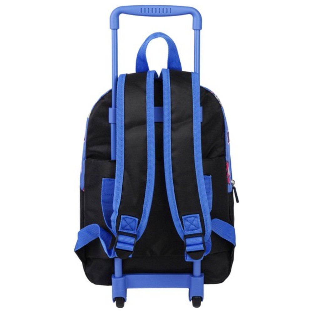 Disney - 3-In-1 Rolling Backpack With Water Bottle And Lunch Box - Stitch