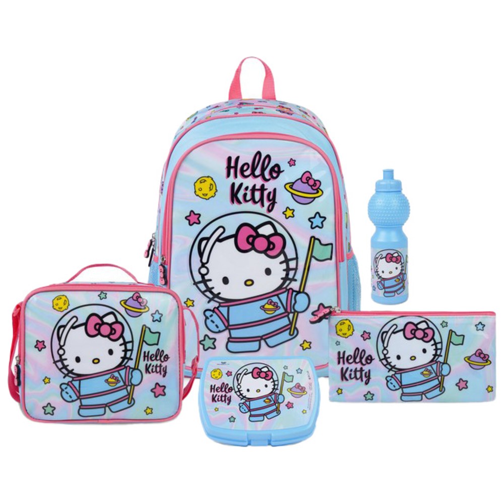 Sanrio- 5-In-1 School Backpack Set - Hello Kitty - 18-Inch