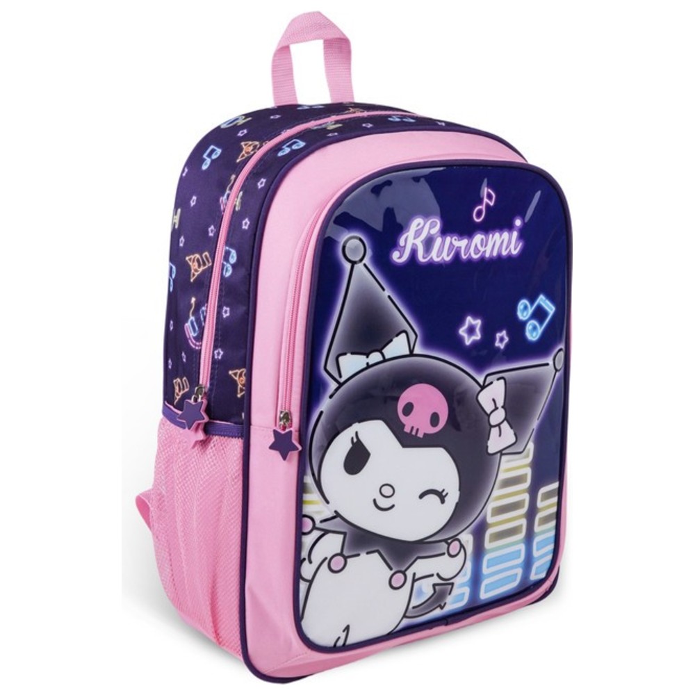 Sanrio- 5-In-1 School Backpack Set - Kuromi - 18-Inch