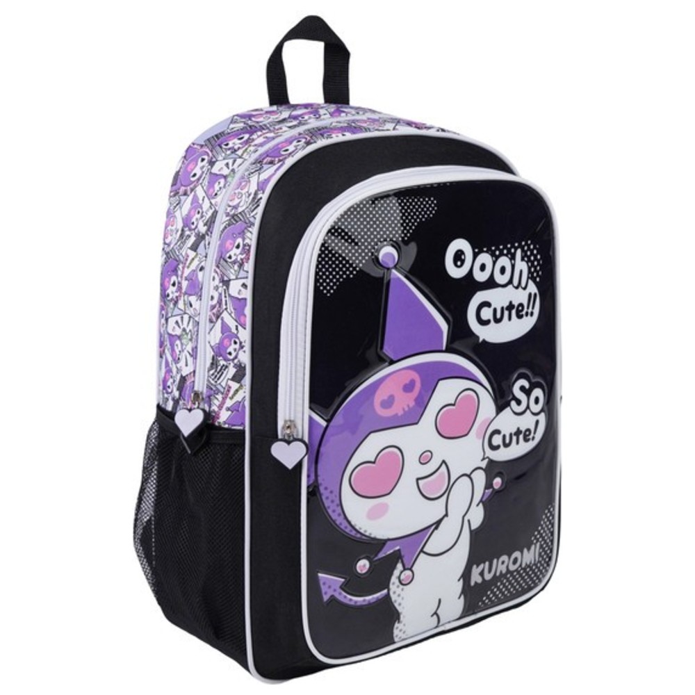 Sanrio - 5-In-1 Ooh! Cute School Backpack Set - Kuromi - 18-Inch