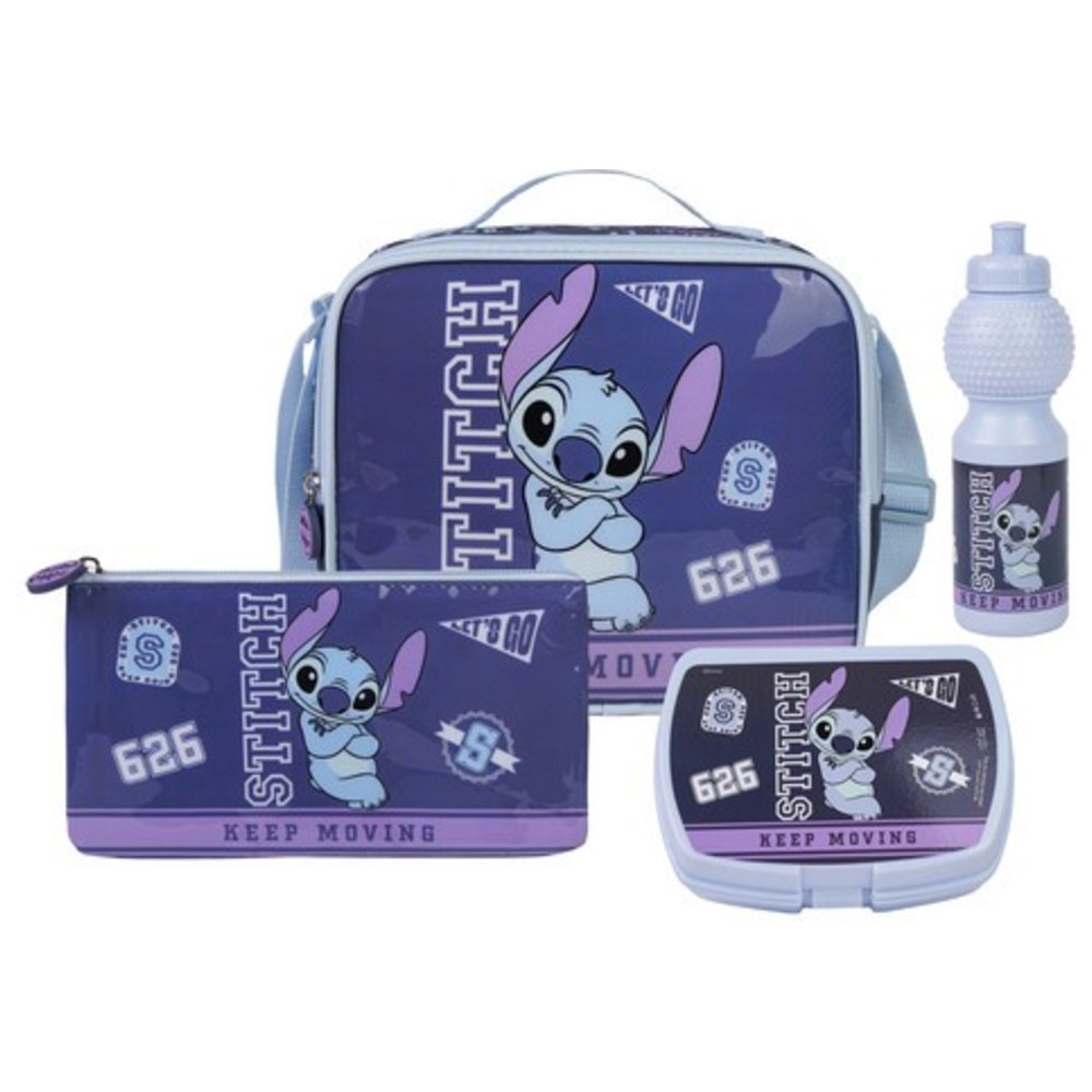 Disney - 5-In-1 School Backpack Set - Stitch - 18-Inch