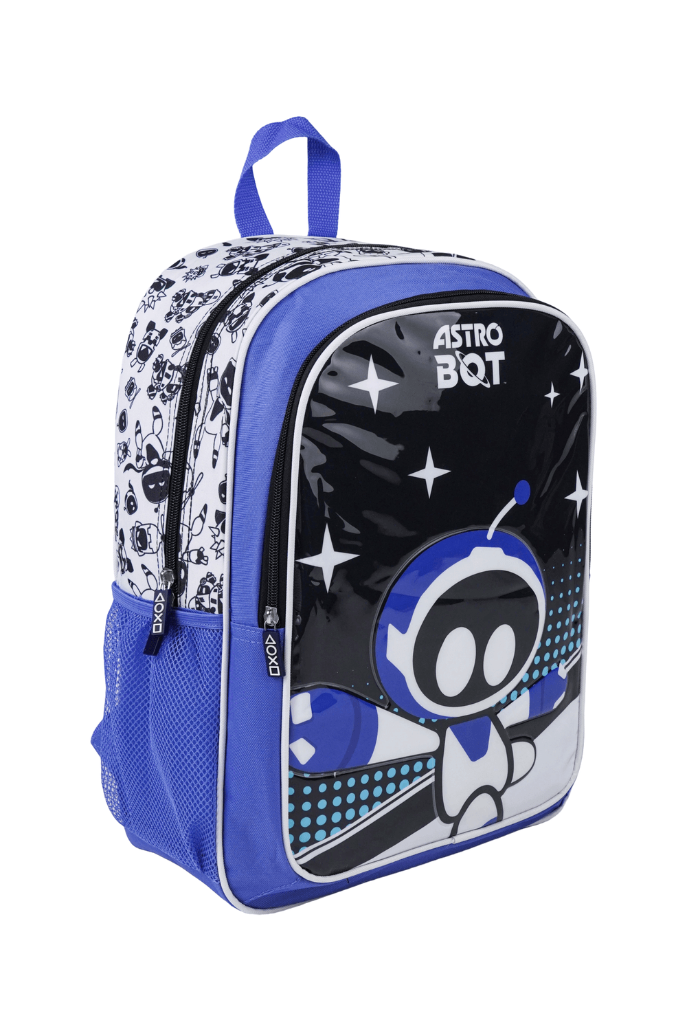 Sony - Astro Bot 5-In-1 Kids Backpack, Lunch Box & Bag With Water Bottle & Pencil Case Set - Blue