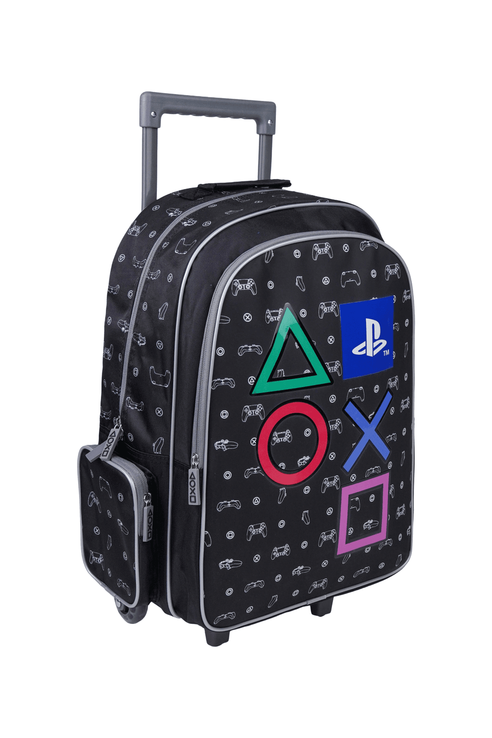 Sony - PlayStation 5-In-1 Kids Trolley Backpack, Lunch Bag & Box With Water Bottle & Pencil Case Set - Black