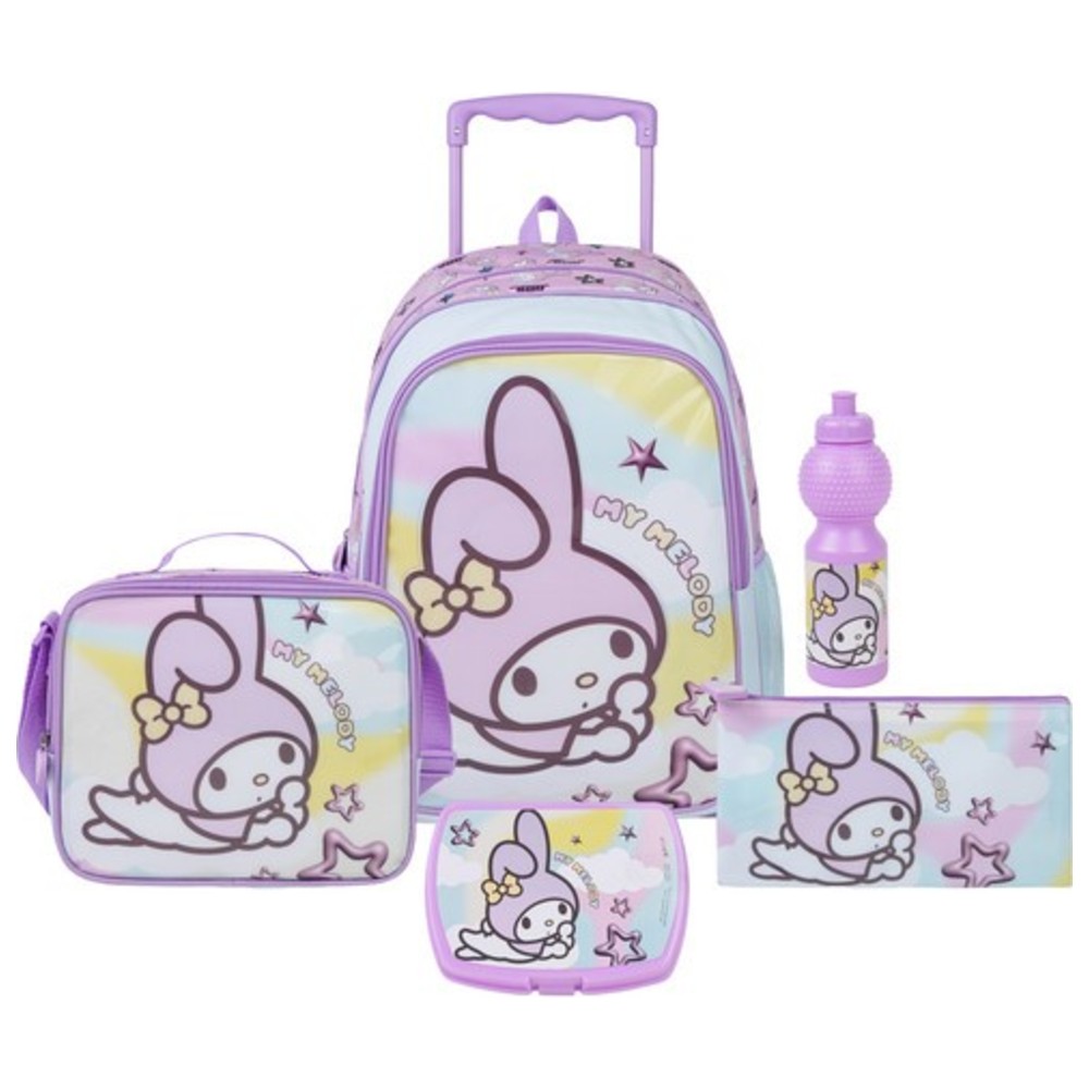Sanrio - 5-In-1 School Trolley Set - My Melody - 18-Inch