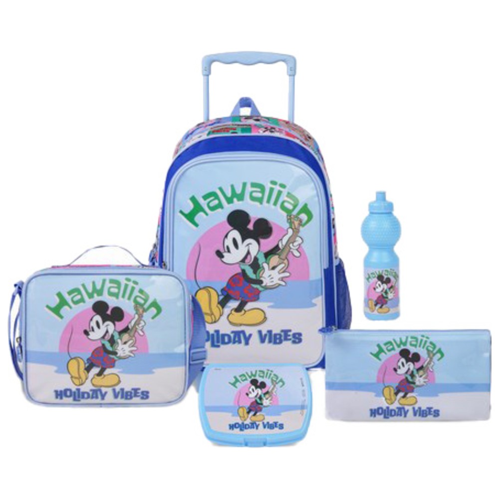 Disney - 5-In-1 School Trolley Set - Mickey Mouse - 18-Inch