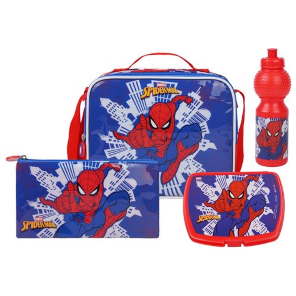 Marvel - 5-In-1 School Trolley Set - Spider-Man - 18-Inch