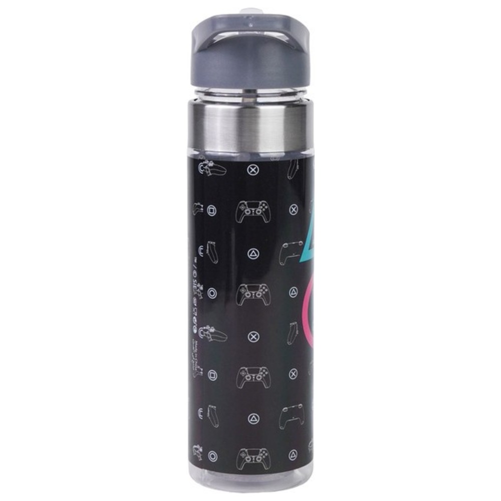 Sony - Regular Plastic Water Bottle With Straw Lid - PlayStation - 650 ml
